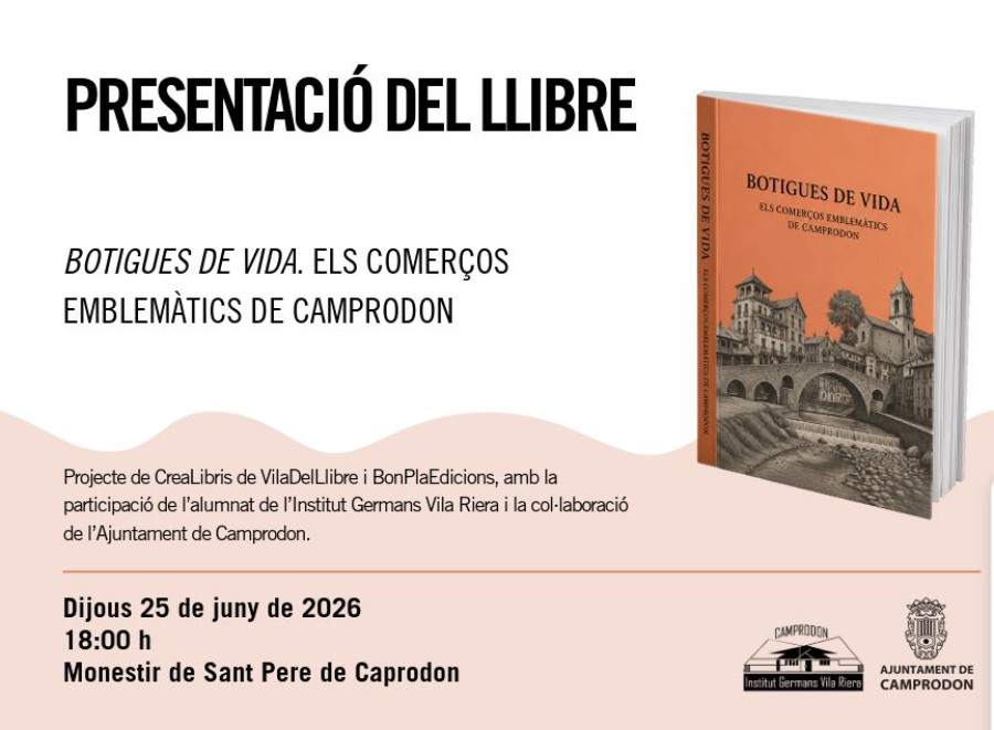 Presentació del llibre: "Botigues de vida"