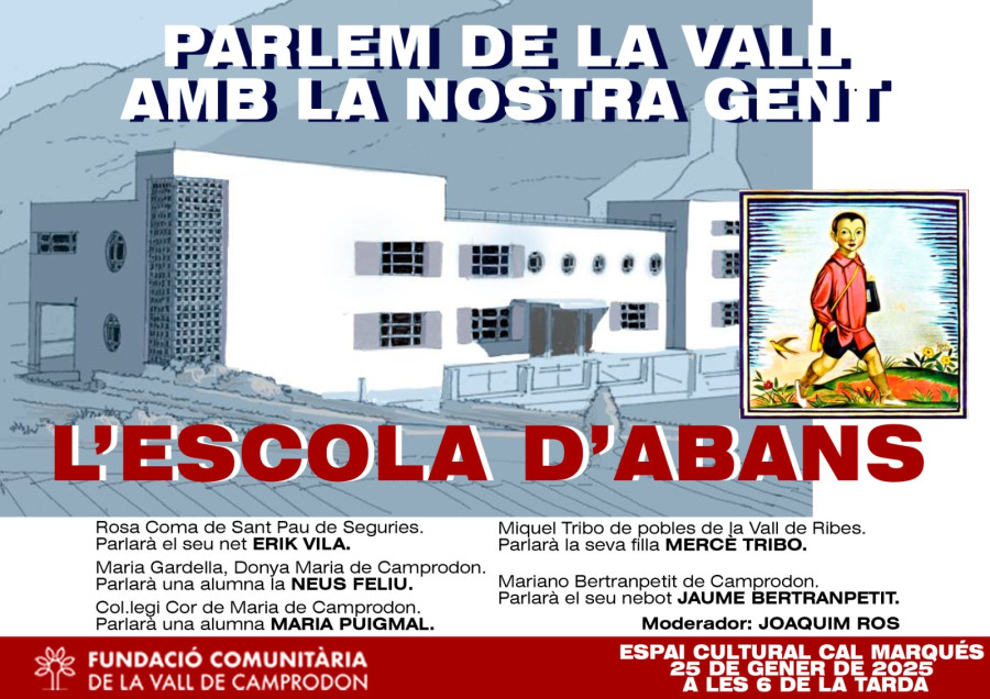 Xerrada FCVC: L'escola d'abans
