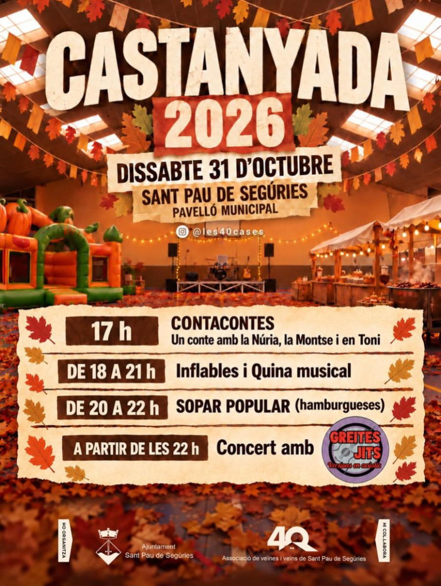 Castanyada a Sant Pau de Segúries