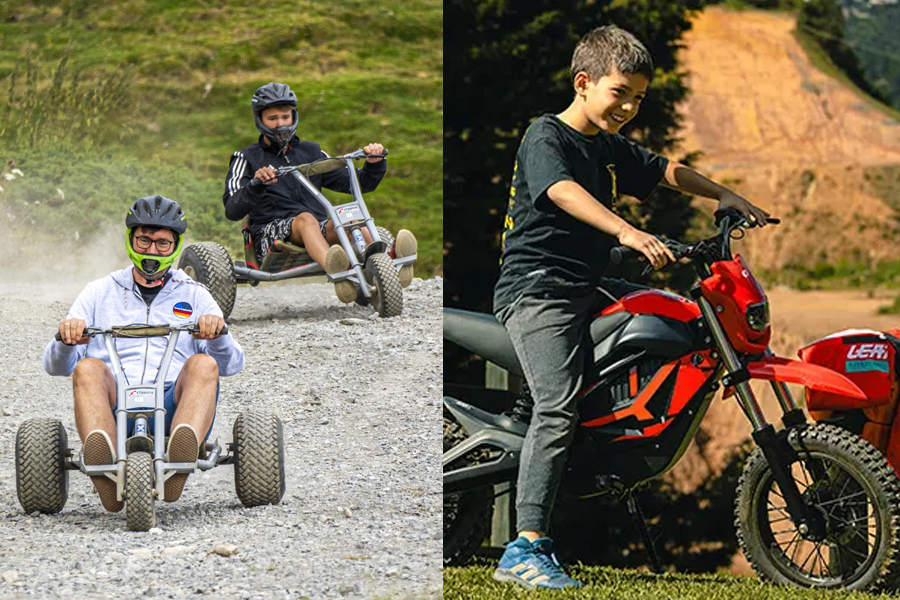 Circuit infantil de motos elèctriques i mountain karts