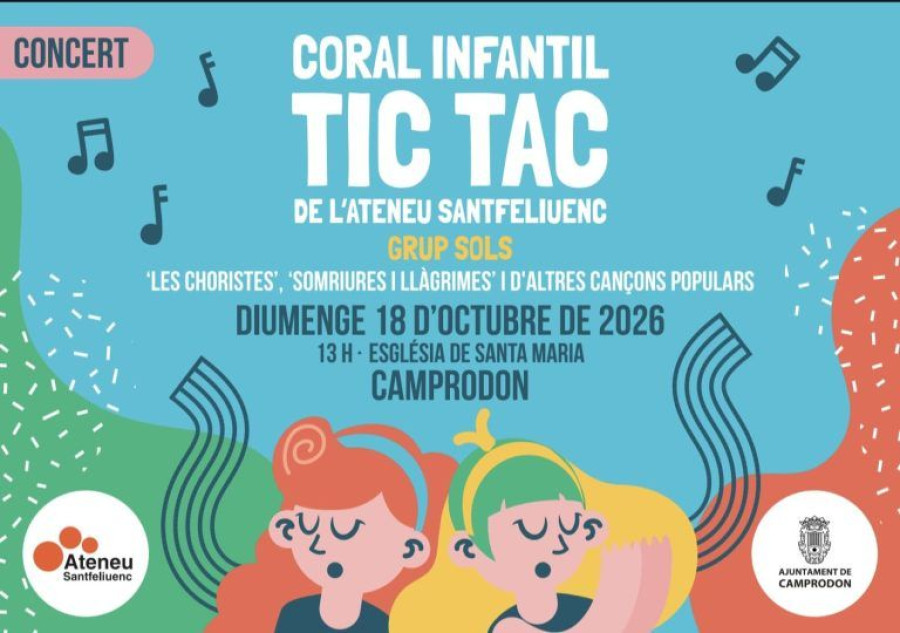 Concert Coral Infantil Tic Tac de l’Ateneu Santfeliuenc i el Grup Sols