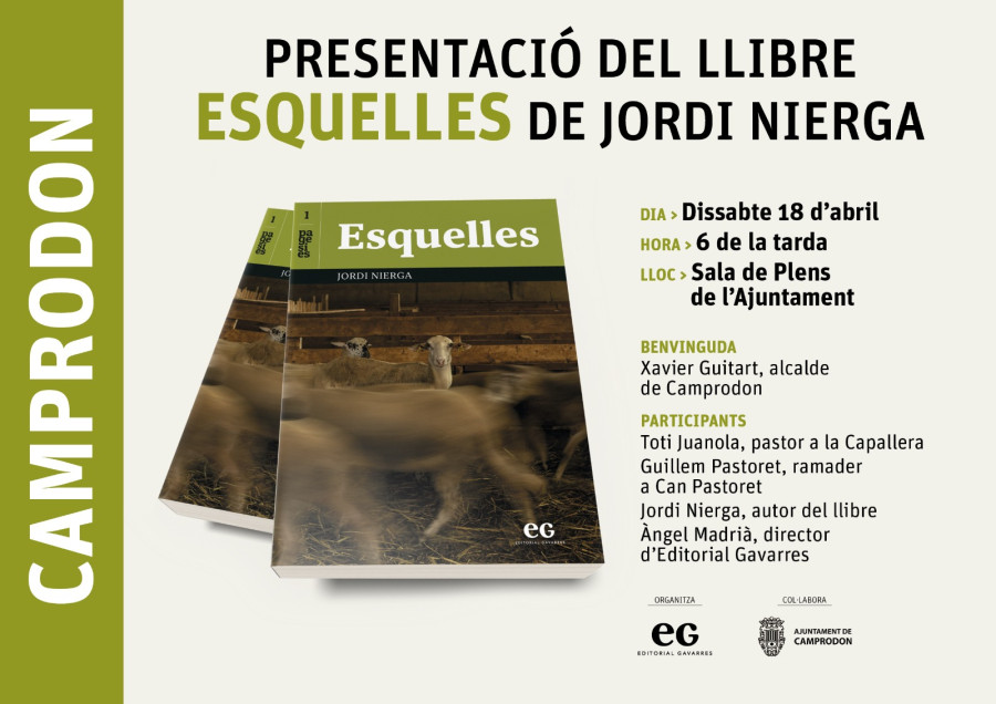 Presentació del llibre: "Esquelles" de Jordi Nierga