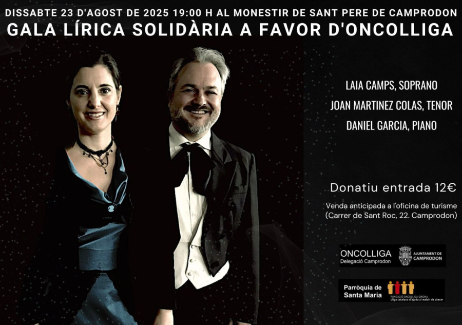Gala Lírica Solidària a favor d'Oncolliga