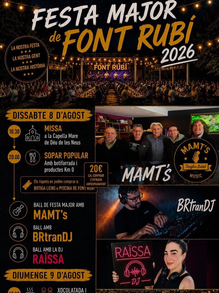 Festa major de Font Rubí