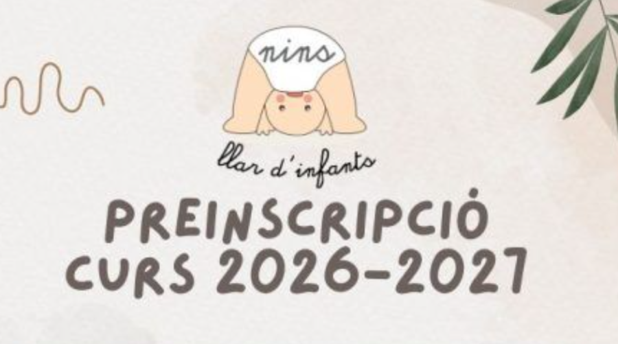 Preinscripció Llar d'infants Nins