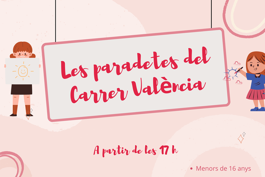 Paradetes de la mainada al Carrer València!
