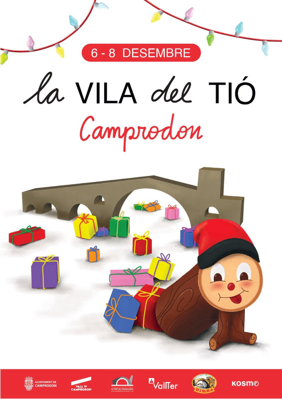 La vila del tió: Photocall il·luminat