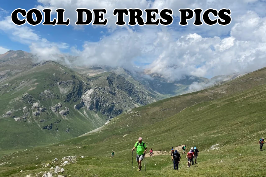 Coll de tres pics i esmorzar a Coma de Vaca