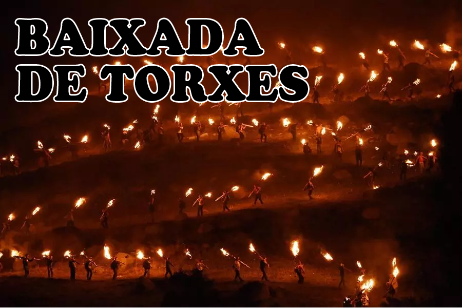 Baixada de torxes + Encesa de la Fou-Fou + Focs artificials amb coca