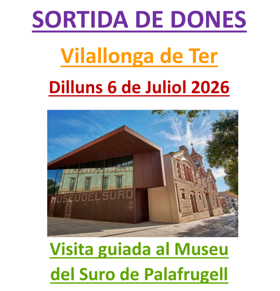 Sortida de dones al Museu del Suro de Palafrugell