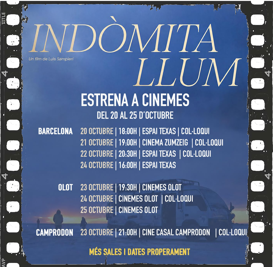 Cinema i col·loqui: "Indòmita llum"