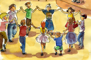 Sardanes amb la Cobla Principal d'Olot