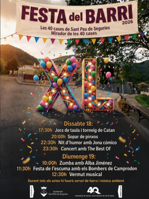 Les 40 cases: Festa del barri
