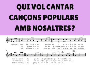 Canta cançons populars a Molló