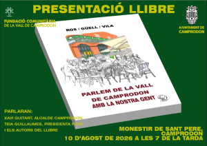 Xerrada FCVC: Presentació del llibre "Parlem de la Vall de Camprodon amb la nostra gent"
