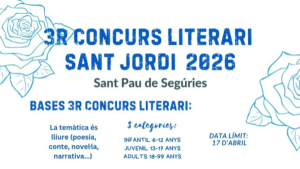3r Concurs Literari Sant Jordi 2026