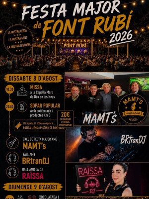 Festa major de Font Rubí