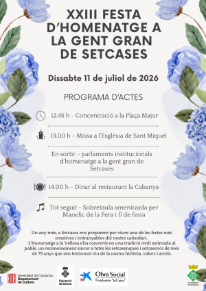 Festa d'homenatge a la gent gran de Setcases